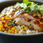 Street Corn Chicken Rice Bowl