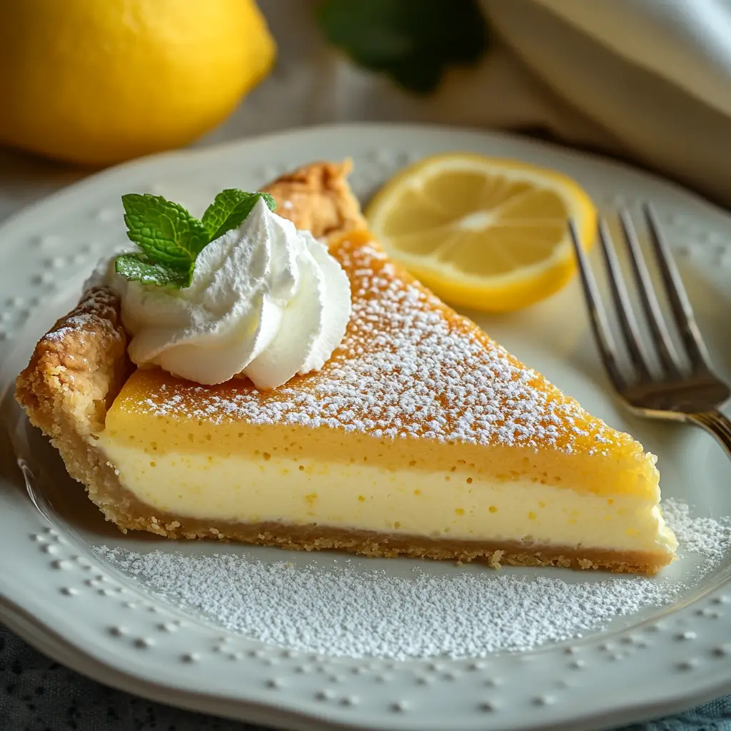 lemon sponge pie