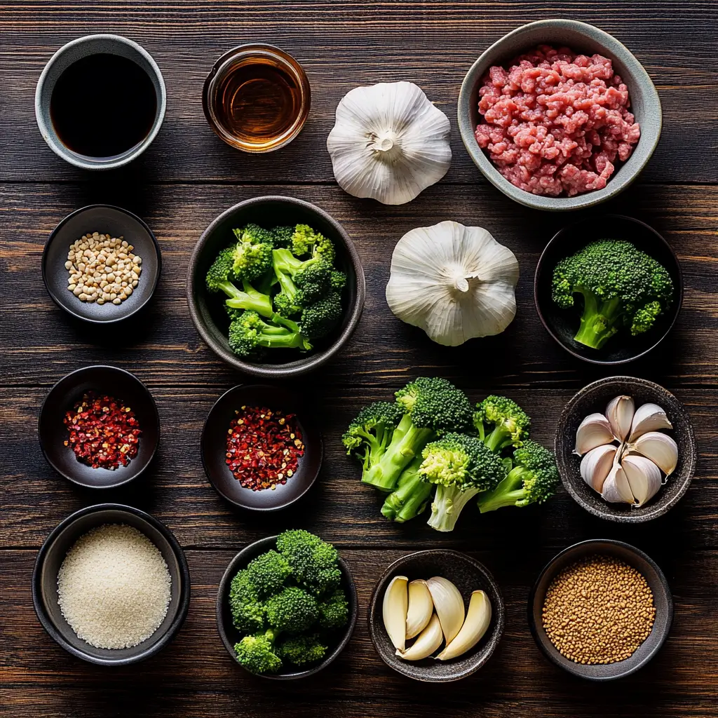 ground beef and broccoli stir fry