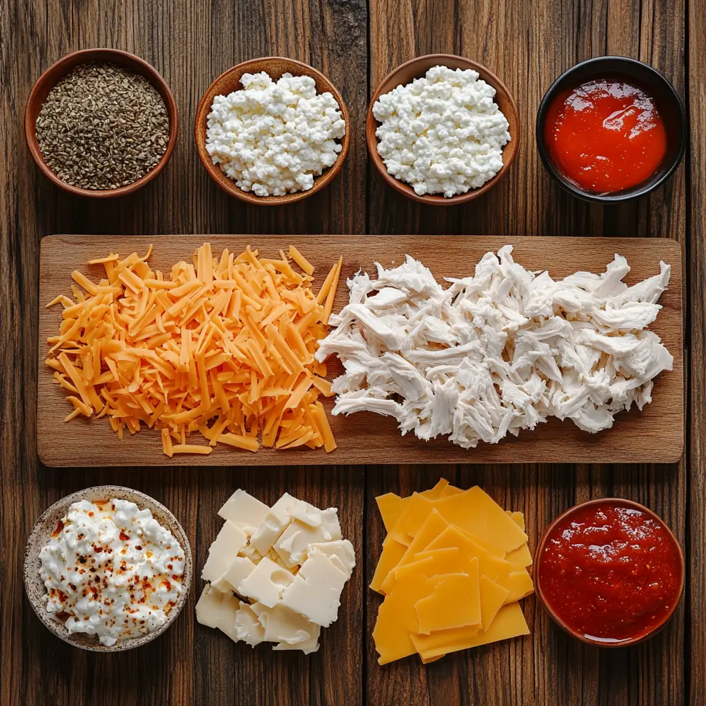 cottage cheese buffalo chicken dip