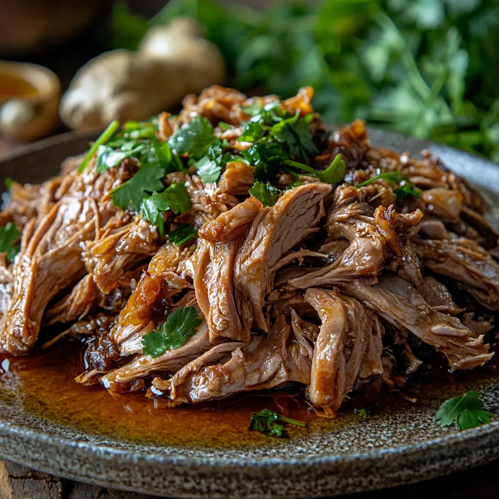 shredded lamb ginger