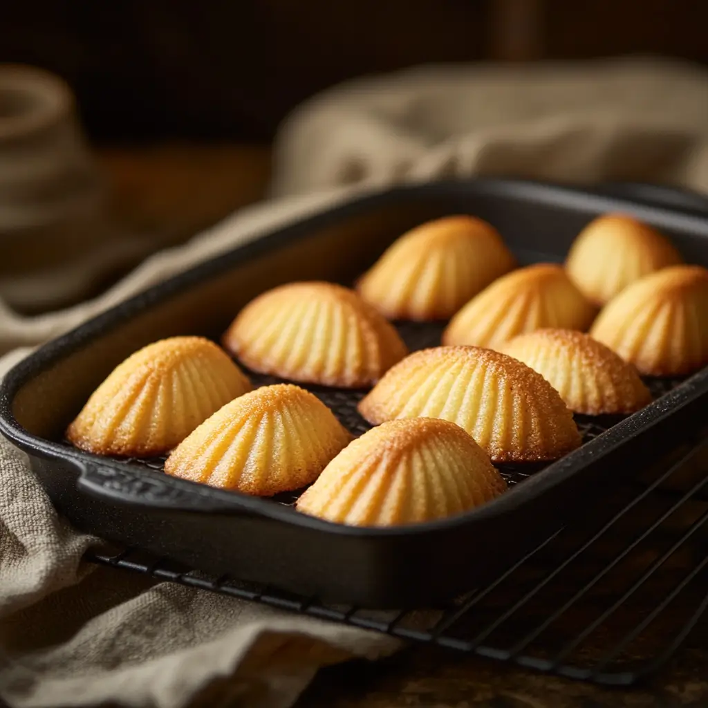 madeleine cookies recipe using cream