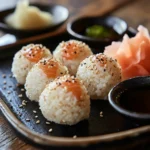 salmon rice balls