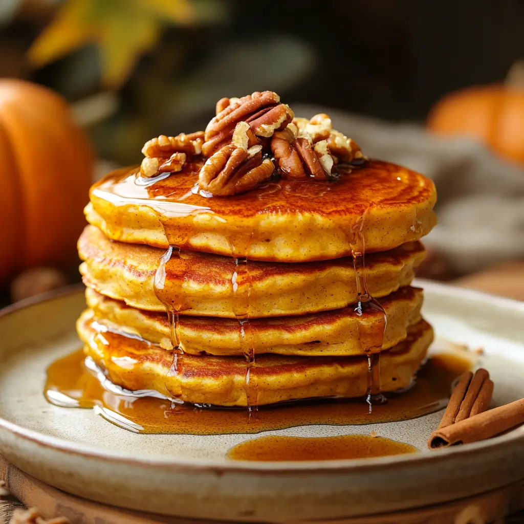 pumpkin cottage cheese pancakes