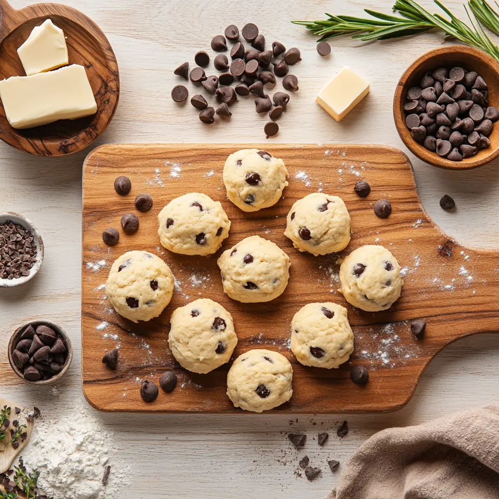 chocolate chip cookie dough brownie bombs