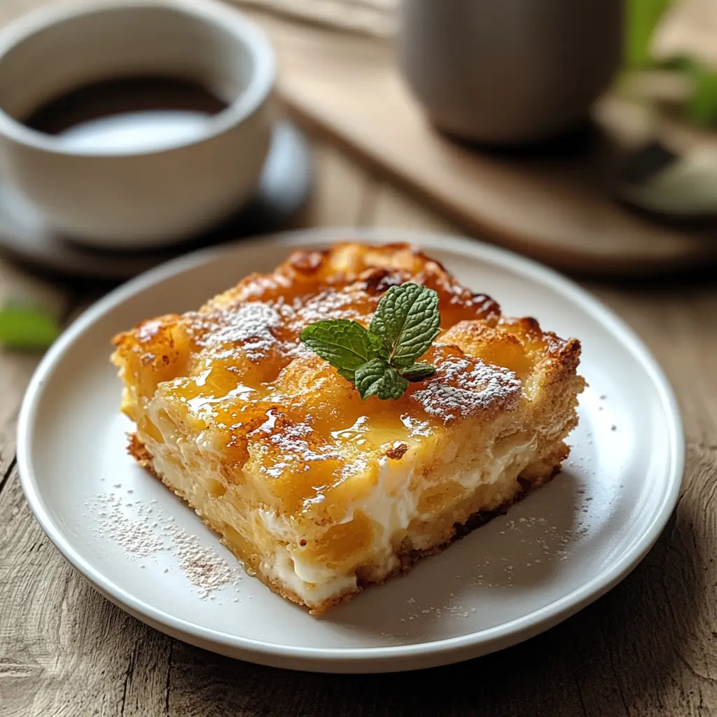 pineapple bread casserole