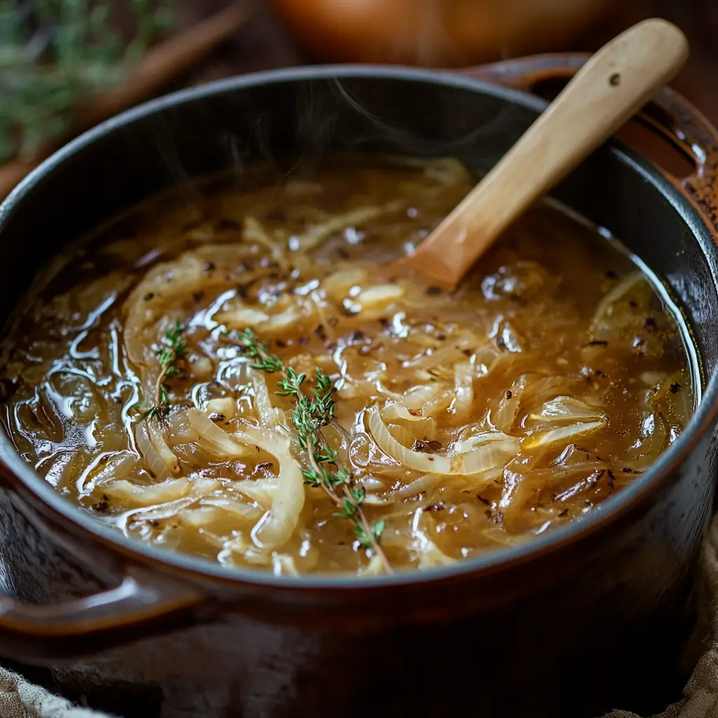 french onion cabbage soup