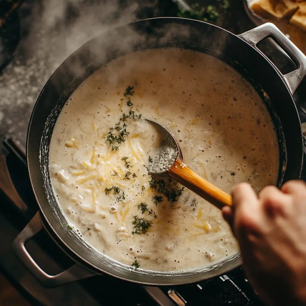 creamy parmesan italian sausage ditalini soup