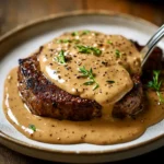 black peppercorn sauce